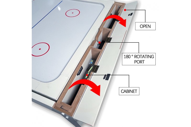 Table multifonction blanche 7FT : Billard,...