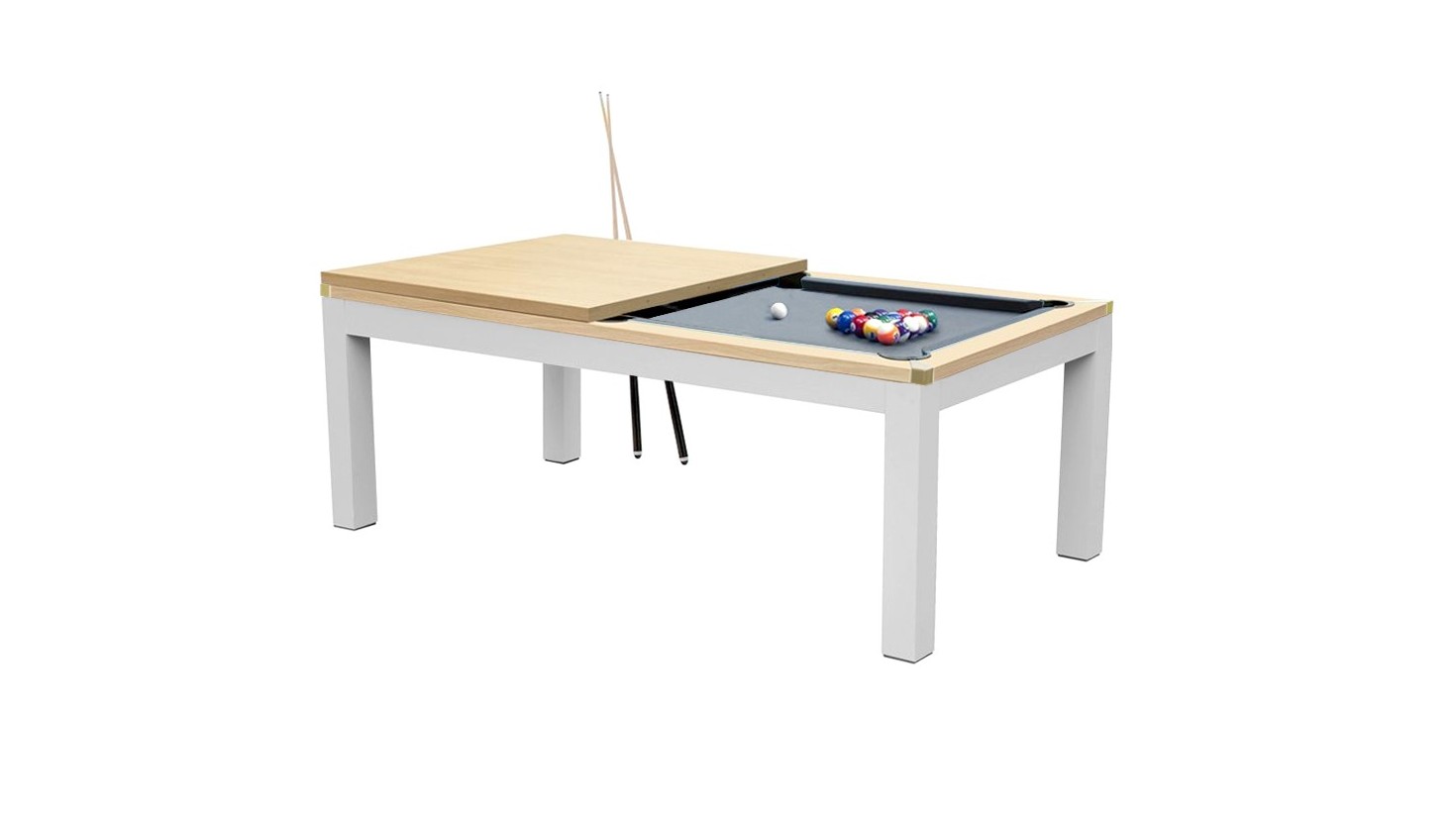 Mesa transformable en billar y ping-pong BALTHAZAR - Azul