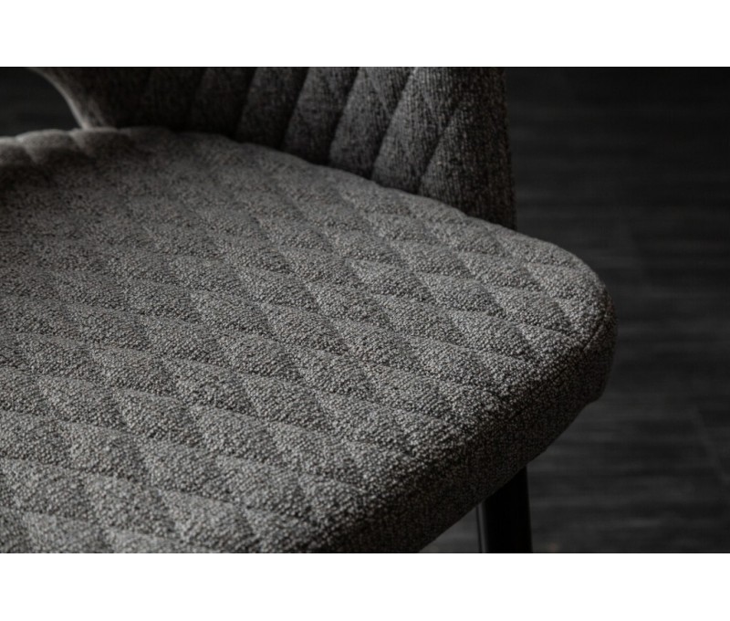 Chaise élégante PARIS gris clair avec...