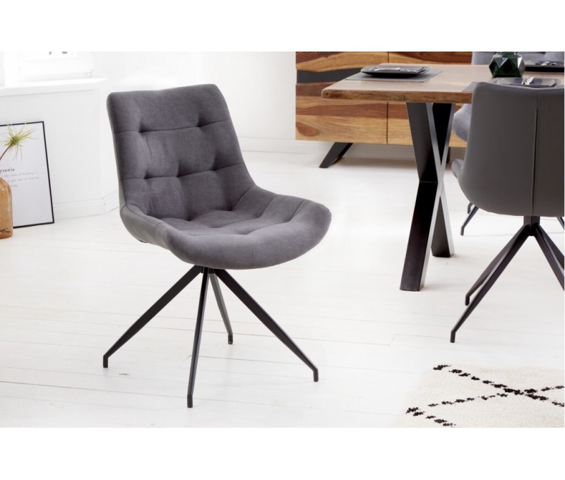 Chaise design DIVANI gris clair...