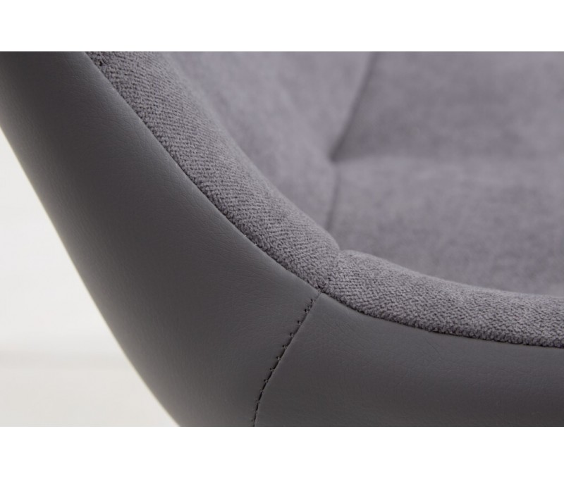 Chaise design DIVANI gris clair...