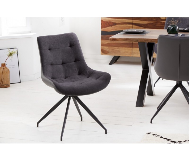Chaise design DIVANI gris foncé...