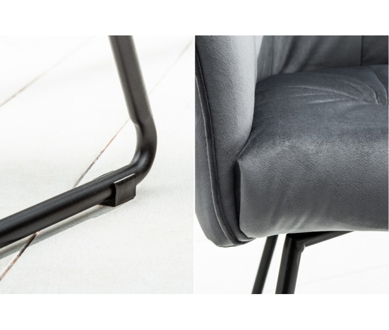 Chaise design exclusive LOFT gris...