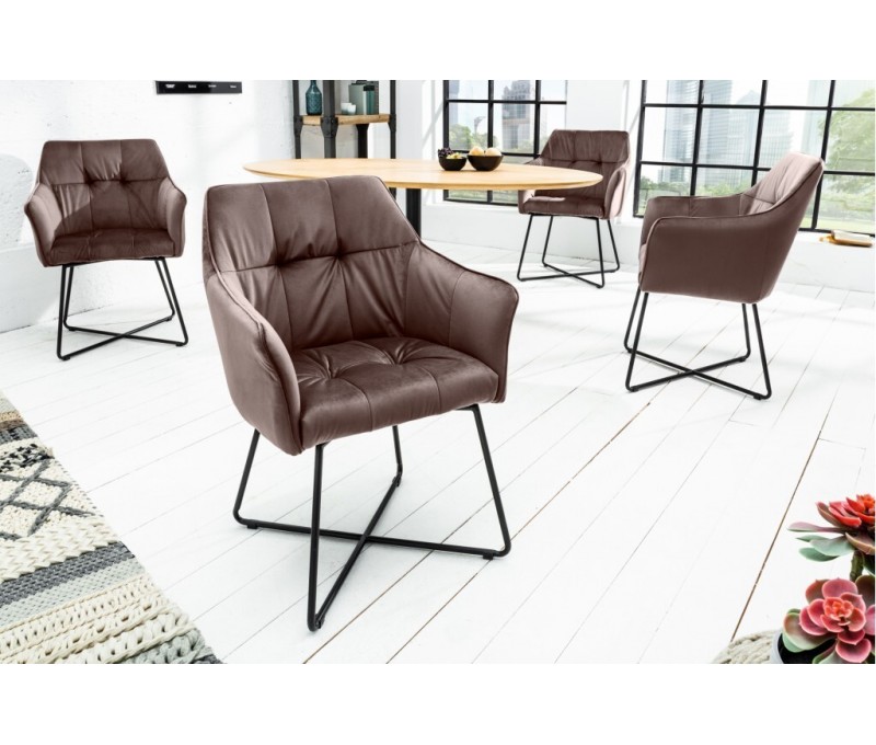 Chaise design exclusive LOFT taupe...