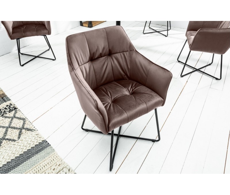 Chaise design exclusive LOFT taupe...