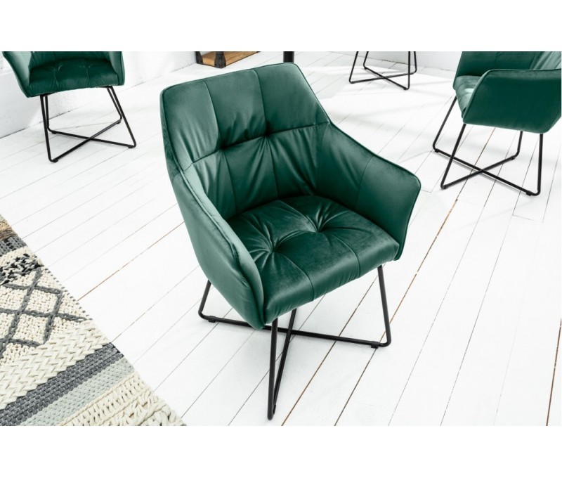 Chaise design exclusive LOFT vert...