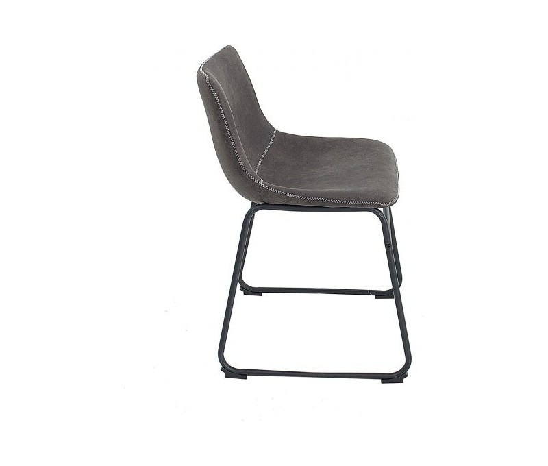 Chaise design industriel DJANGO gris...