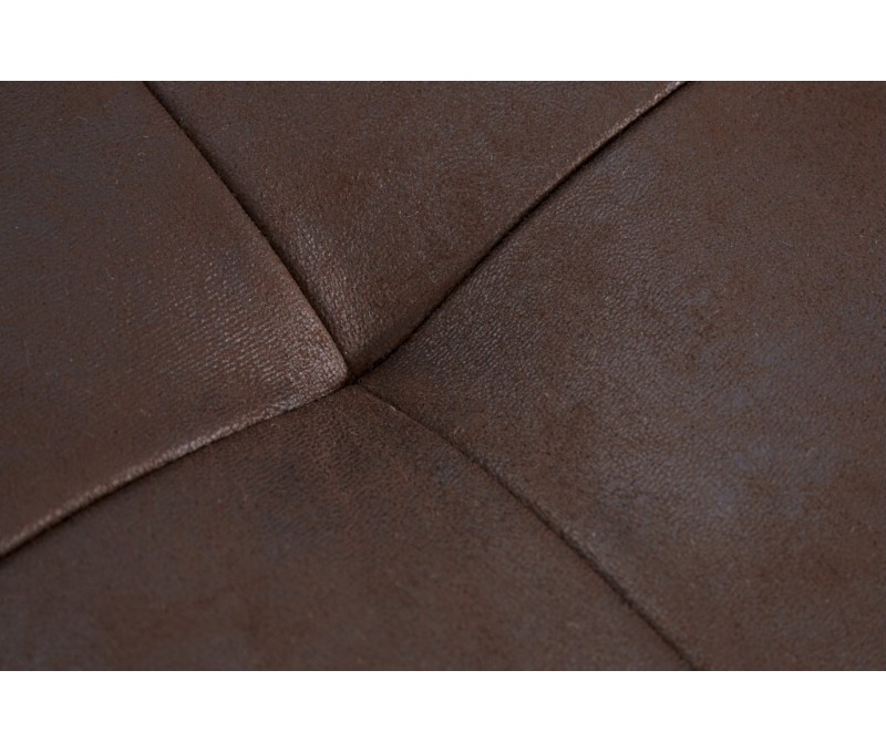 Chaise design LOFT marron antique...