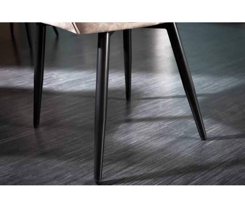Chaise design MILANO velours...