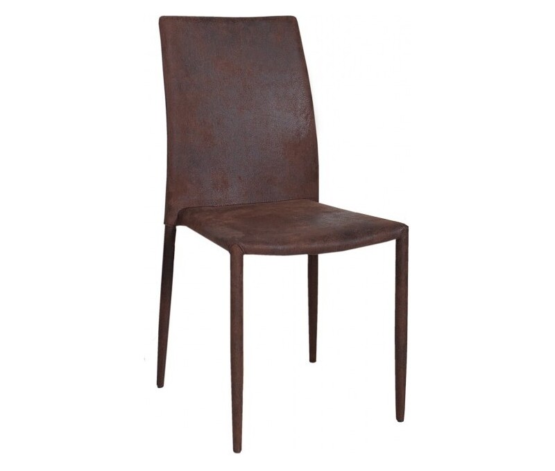 Chaise design moderne MILANO marron...