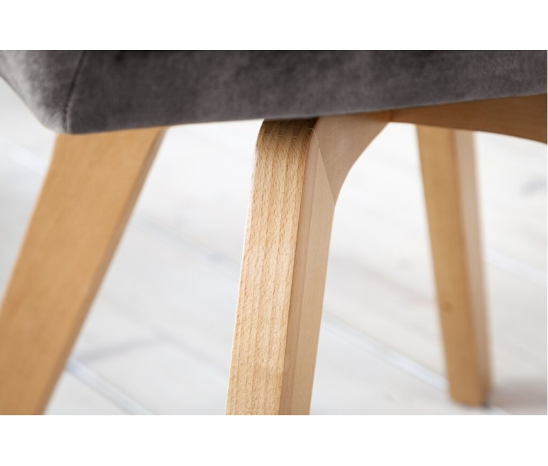 Chaise design pivotante LIVORNO gris...
