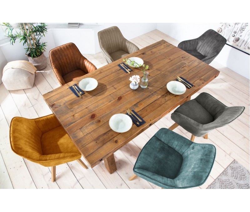 Chaise design pivotante LIVORNO gris...