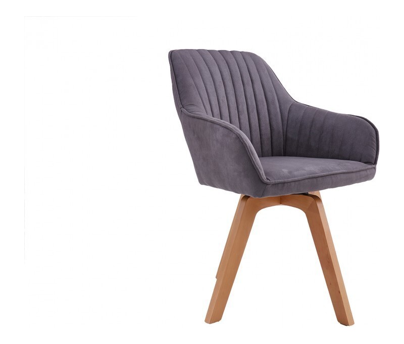 Chaise design pivotante LIVORNO gris...