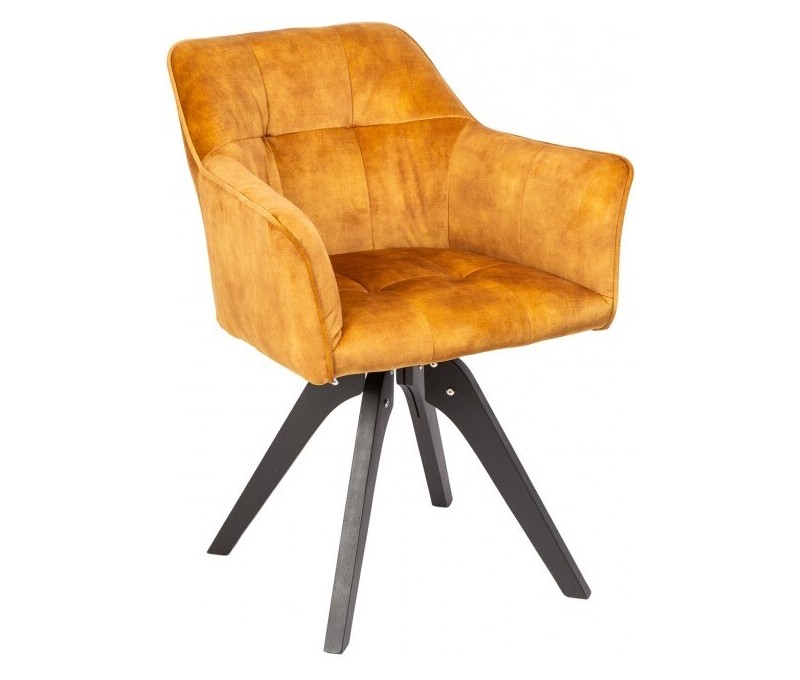 Chaise design pivotante LOFT jaune...