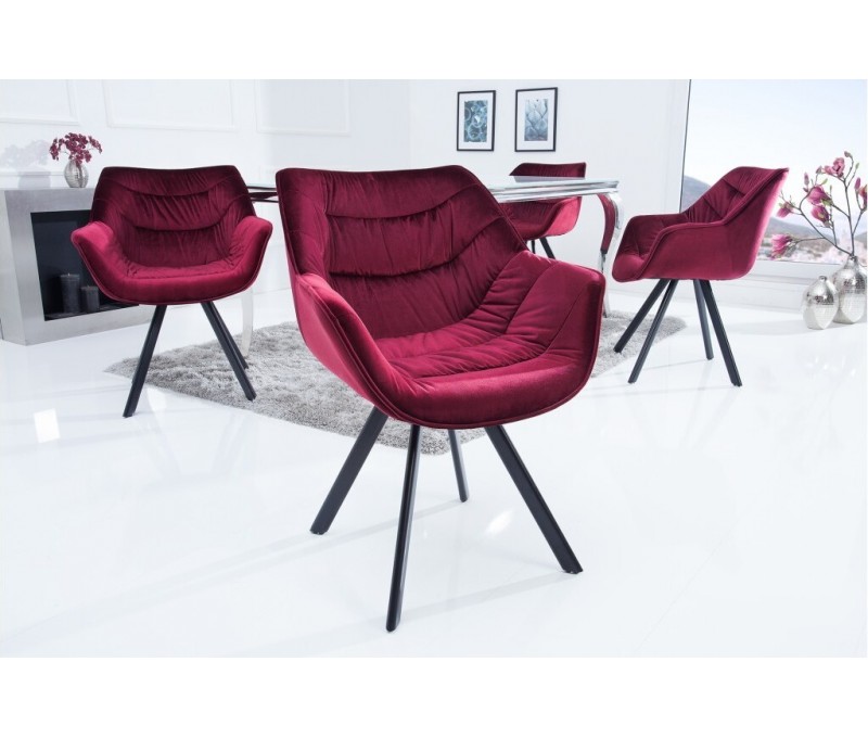 Chaise design THE DUTCH COMFORT rouge...