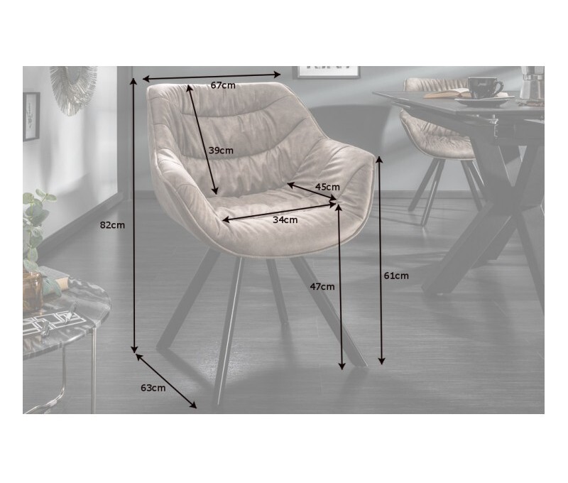 Chaise design THE DUTCH COMFORT taupe...