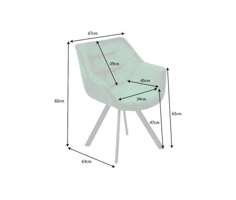 Chaise design THE DUTCH COMFORT vert...