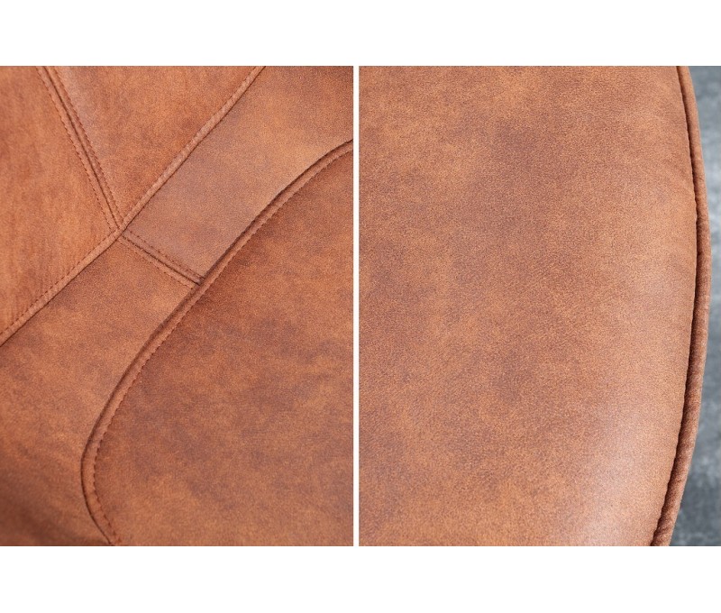 Chaise design THE DUTCH RETRO marron...