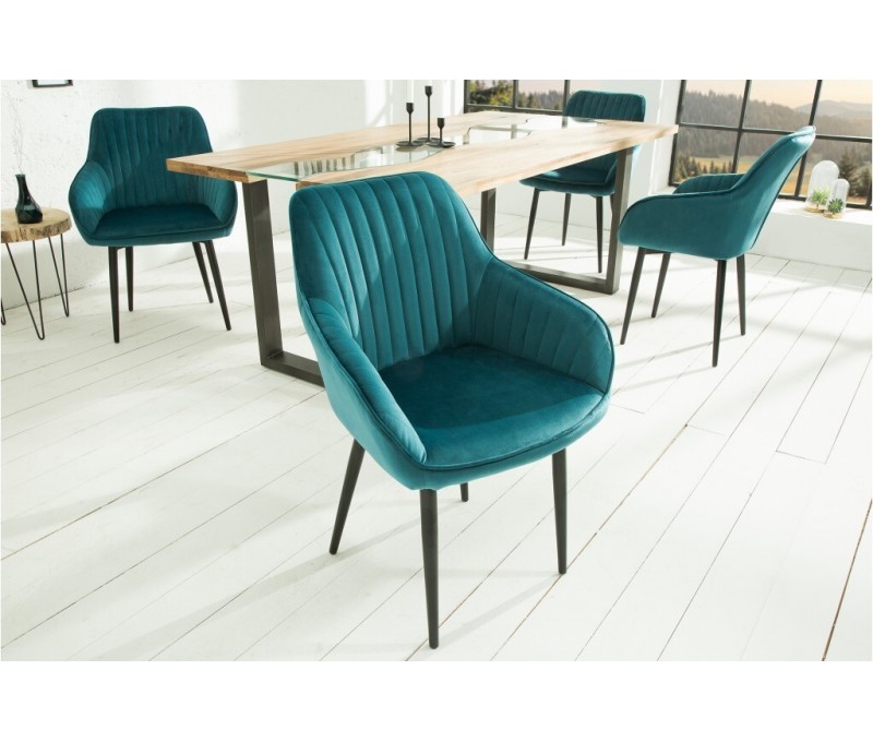 Chaise noble avec accoudoirs TURIN...