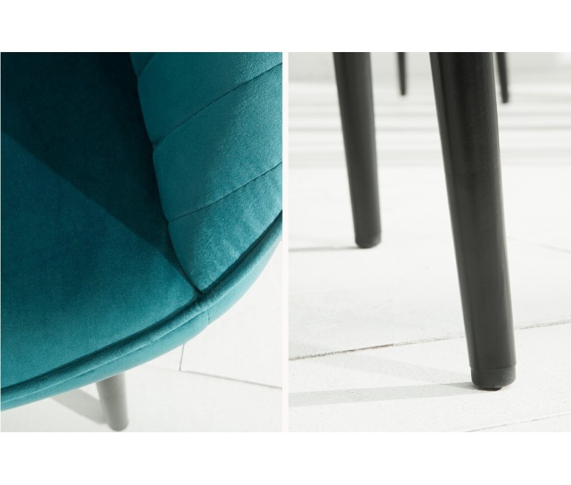 Chaise noble avec accoudoirs TURIN...