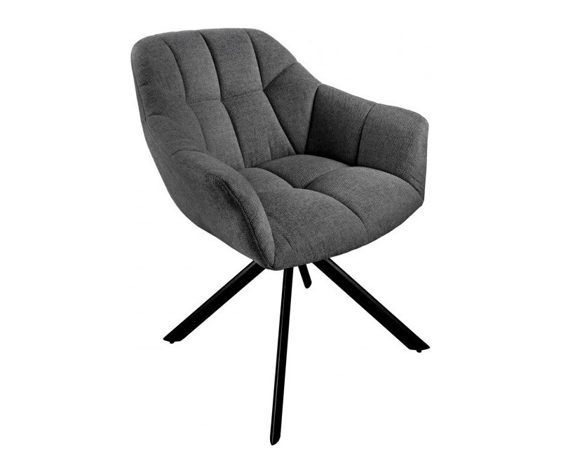 Chaise pivotante PAPILLON anthracite...