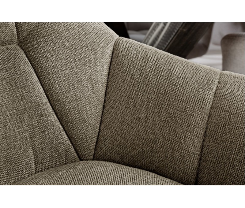 Chaise pivotante PAPILLON brun clair...
