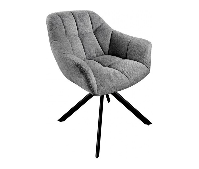 Chaise pivotante PAPILLON gris foncé...
