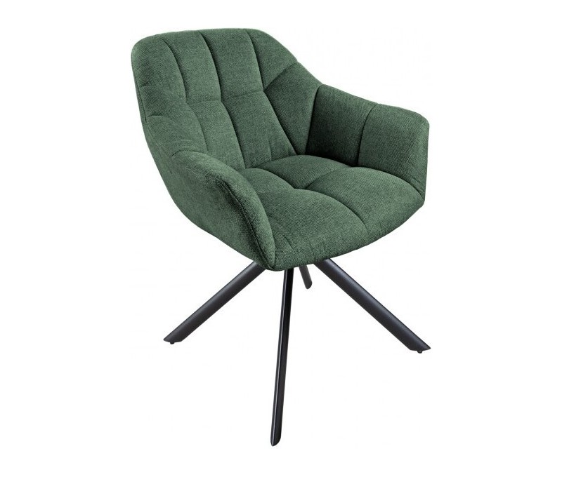 Chaise pivotante PAPILLON vert foncé...