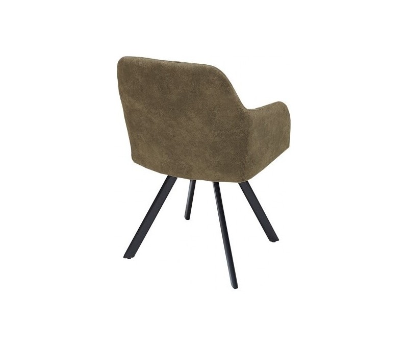 Chaise rétro design LUCCA taupe...