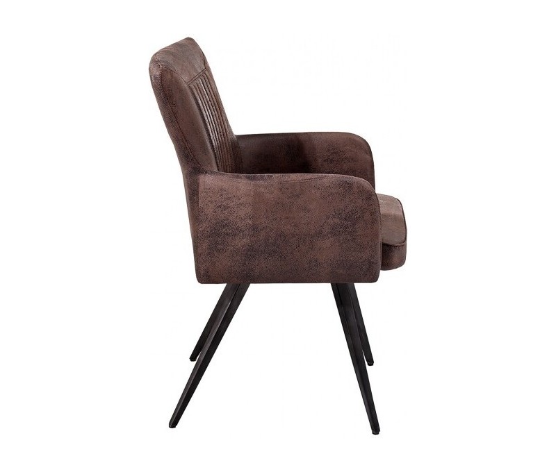Chaise rétro design ROADSTER marron...