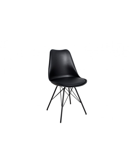 Chaise rétro SCANDINAVIA MEISTERST?CK noire Chaise de conf?rence