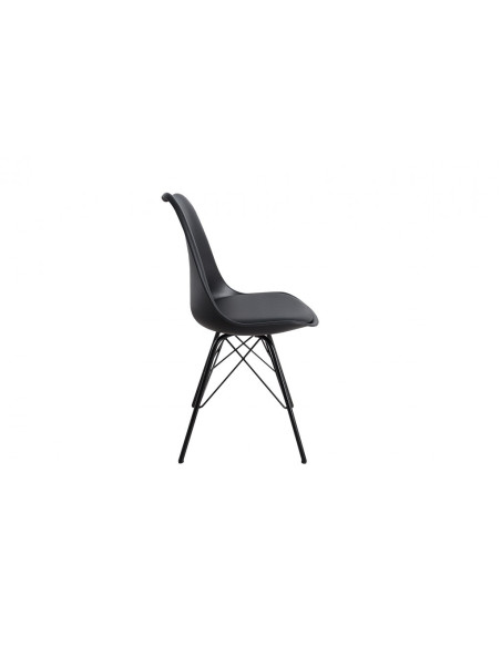 Chaise rétro SCANDINAVIA MEISTERST?CK noire Chaise de conf?rence