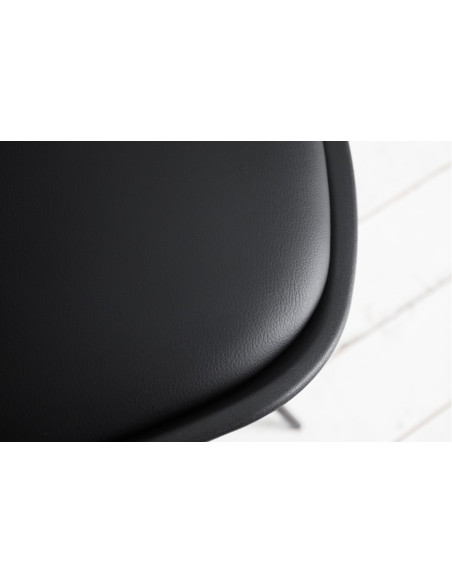 Chaise rétro SCANDINAVIA MEISTERST?CK noire Chaise de conf?rence