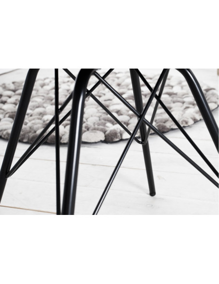Chaise rétro SCANDINAVIA MEISTERST?CK noire Chaise de conf?rence