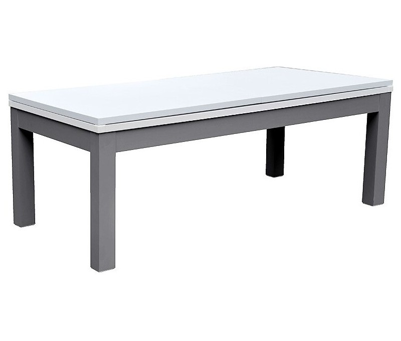 Mesa de comedor billar 7ft blanco y gris