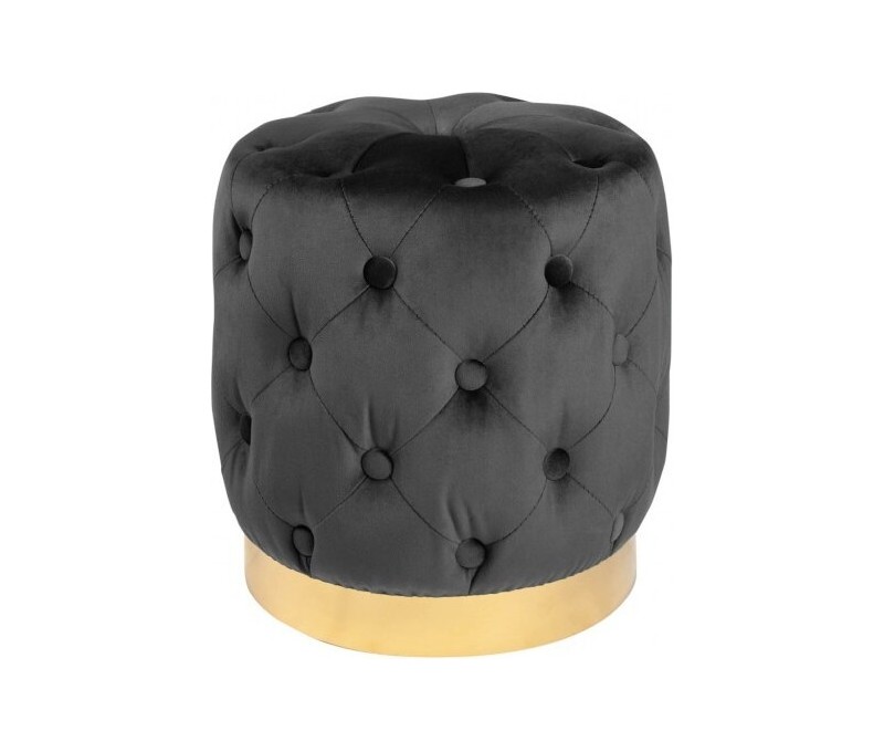 Tabouret élégant MODERN 37cm velours...
