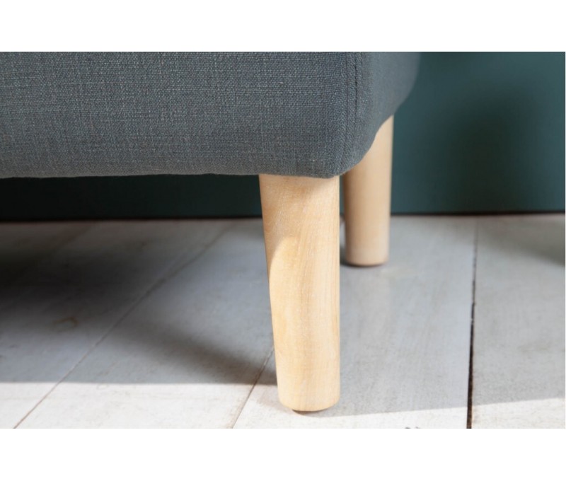 Banc coffre 100cm gris avec espace de...