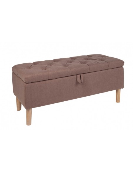 Banc coffre 100cm avec espace de rangement