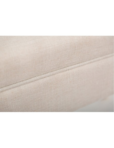 Banc élégant 90cm beige avec accoudoirs