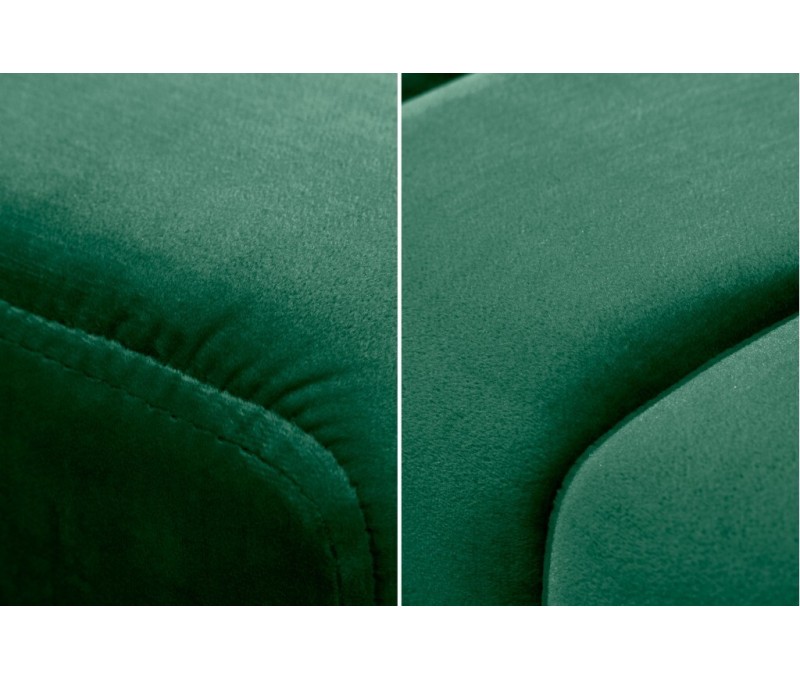 Banc 108cm vert velours émeraude