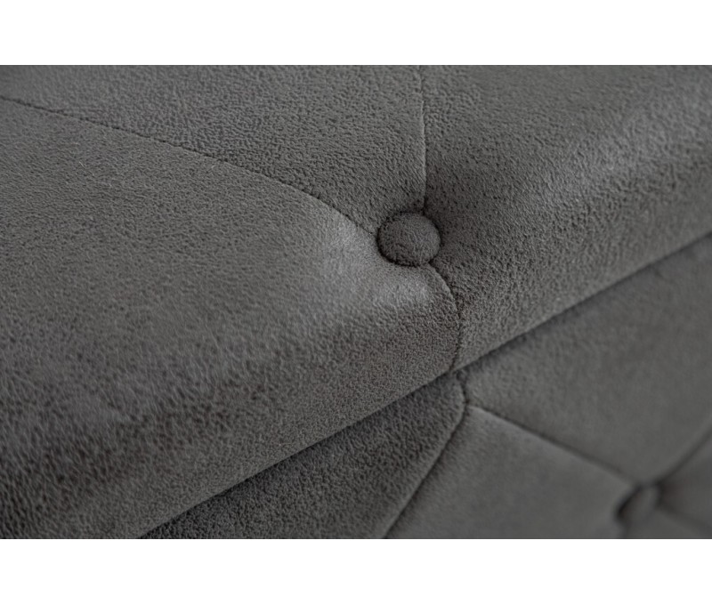 Banc coffre 140cm gris antique