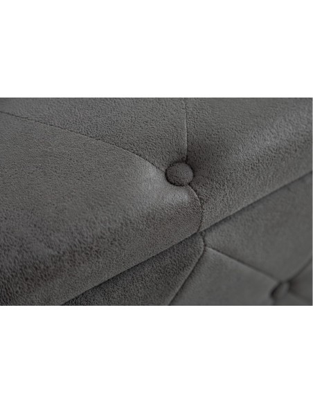 Banc coffre 140cm gris antique