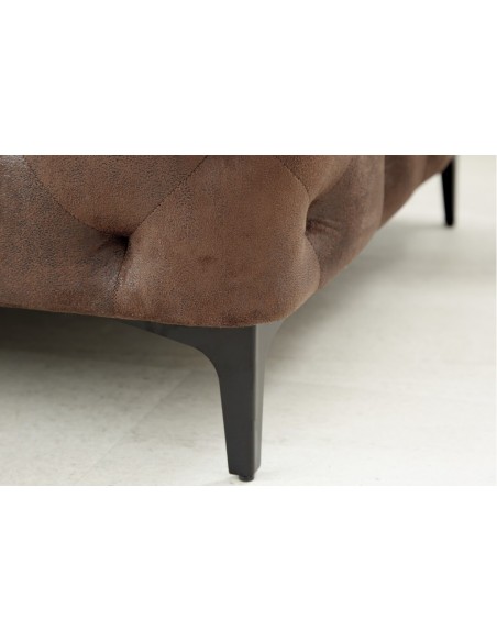 Pouf MODERN BAROCK 92cm marron antique Pouf
