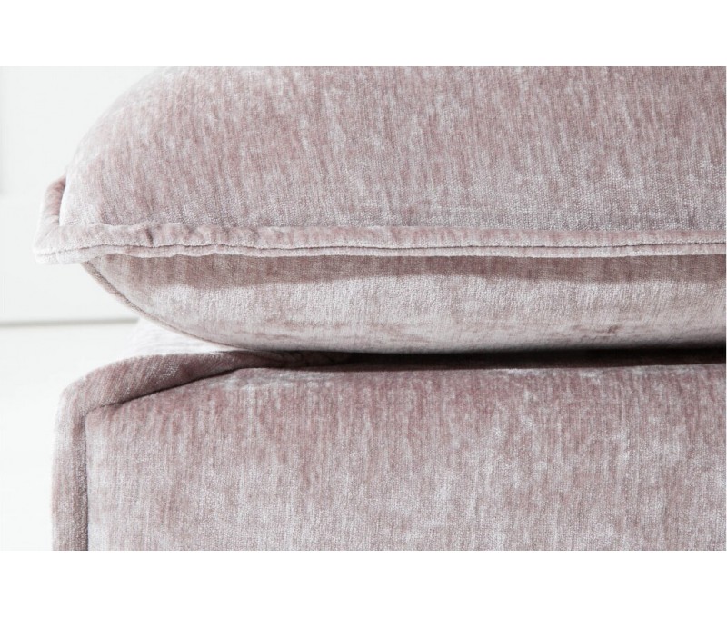 Grand pouf HEAVEN 100cm taupe velours...