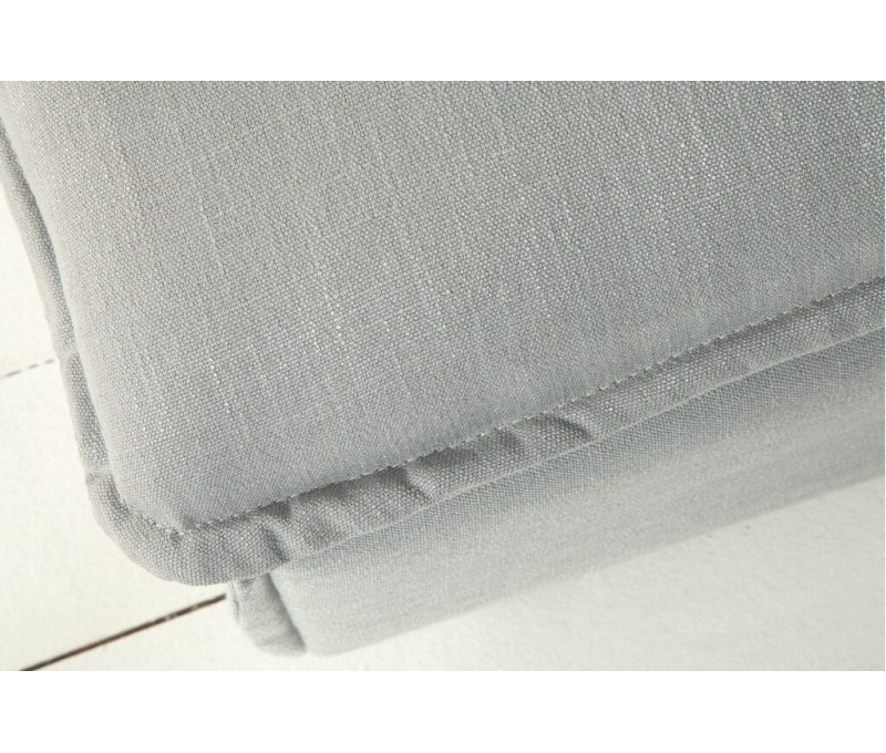 Grand POUF HEAVEN 100cm gris tissu lin
