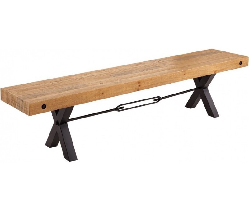 Banc massif THOR 200cm nature pin...