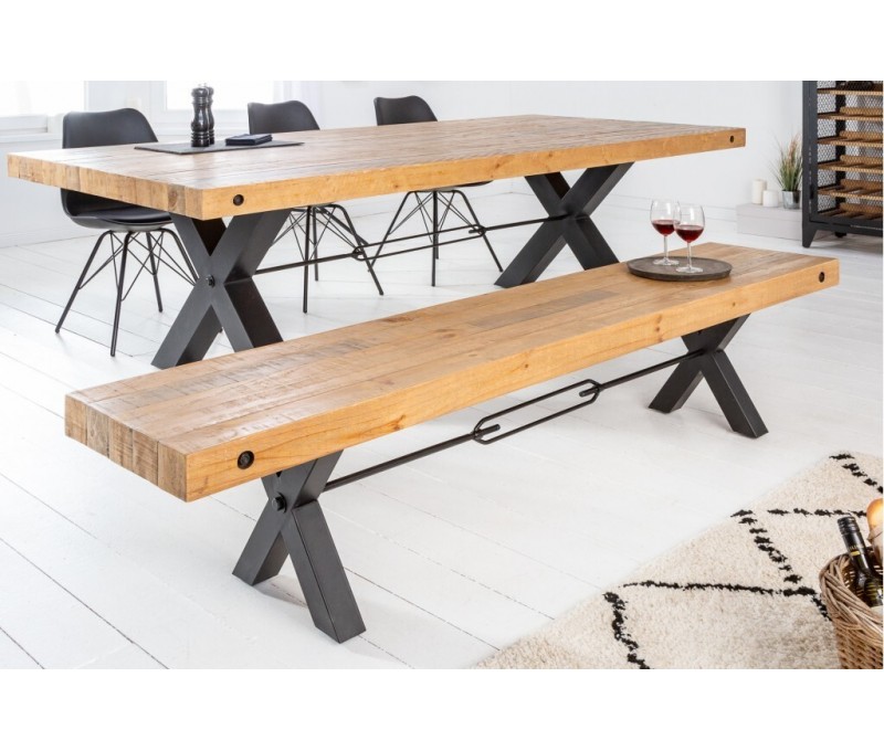 Banc massif THOR 170cm nature pin...