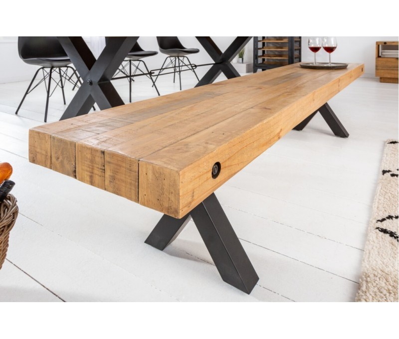 Banc massif THOR 170cm nature pin...