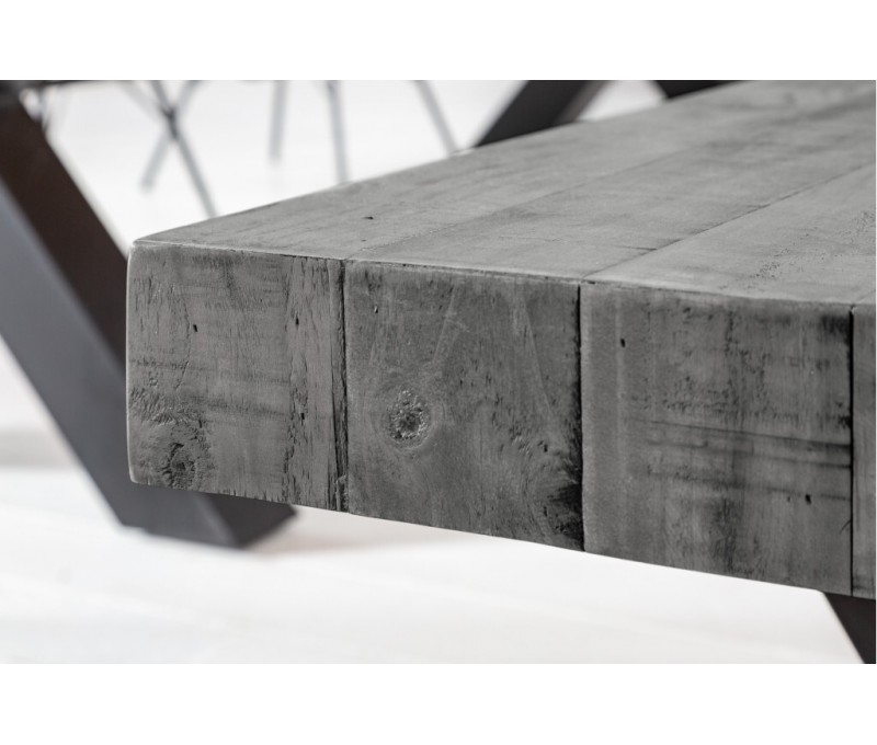 Banc massif THOR 200cm gris pin...