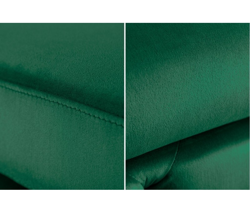 Pouf MODERN BAROCK 92cm velours vert...